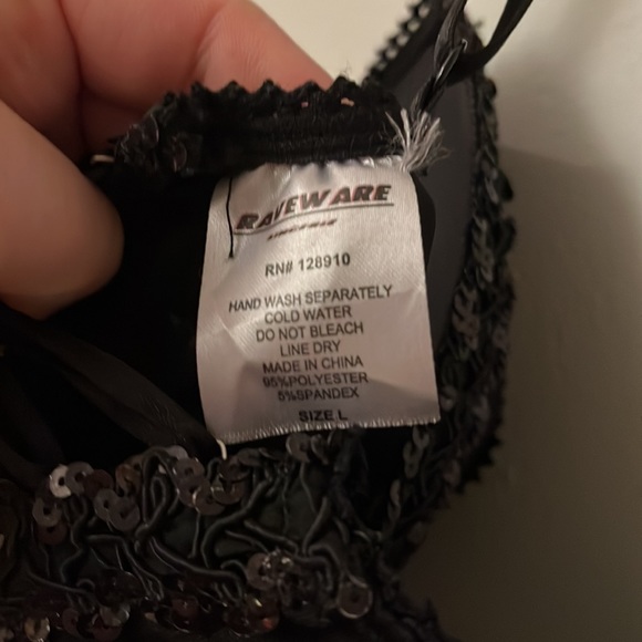 Black Sequence Lingerie - Picture 11 of 11